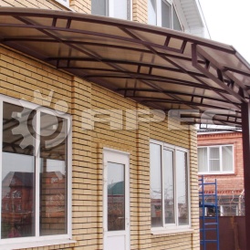 Козырьки и навесы над входом - 9