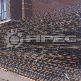 Изготовление арматурных каркасов буронабивных свай- 9