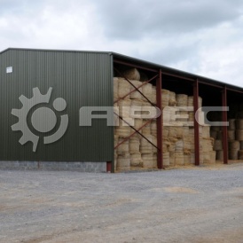 Сенохранилище из металлоконструкций