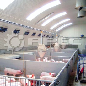 Зимние утепленные свинарники