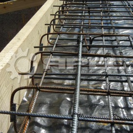 Арматурный каркас для ленточного фундамента- 10