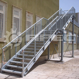 Изготовление и монтаж эвакуационных лестниц - 2