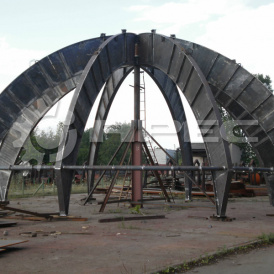 Металлические конструкции купола - 8
