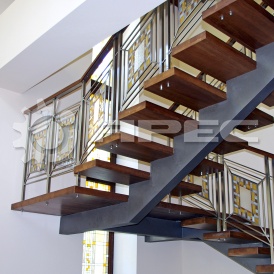 Лестница на ломаном косоуре - 11