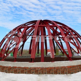 Монтаж металлоконструкций куполов - 4