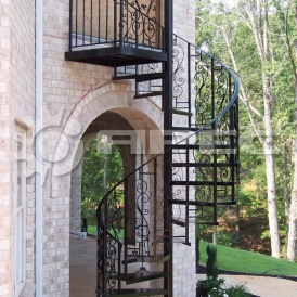 Винтовые лестницы  для дачи - 7