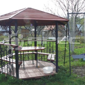 Металлические садовые беседки - 11