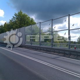 Шумопоглощающие экраны на автомобильных дорогах - 8