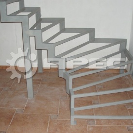 Лестницы по стальным косоурам - 14