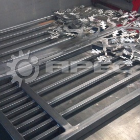 Красивые сварные ворота - 5