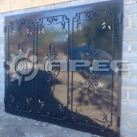 Изготовление гаражных ворот распашных ворот - 5