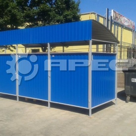 Закрытая контейнерная площадка для ТБО  - 11