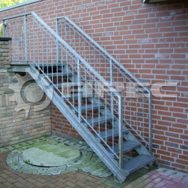 Наружные лестницы с ограждением - 8