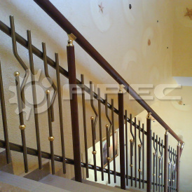 Изготовление и монтаж ограждения лестниц - 2