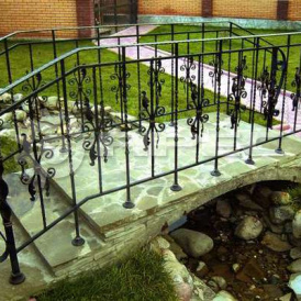 Садовые мостики со ступеньками - 16