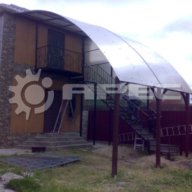 Наружная лестница на 2 этаж - 11