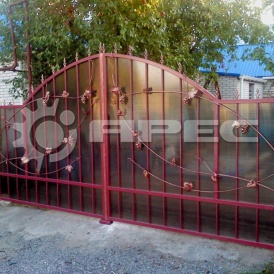 Сварные ворота для дачи - 8