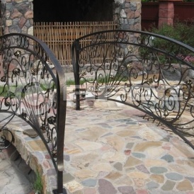 Садовые кованые мостики - 12