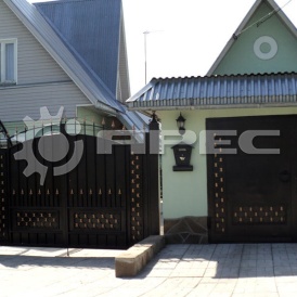 Гаражные распашные ворота - 11