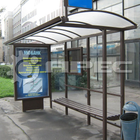 Автобусные остановки из металла - 12