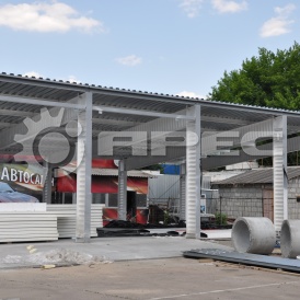 Монтаж металлоконструкций для АЗС - 3