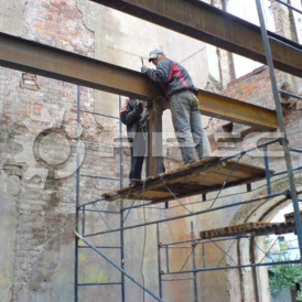 Межэтажное перекрытие металлическими балками- 5