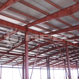 Монтаж металлических балок перекрытия - 12