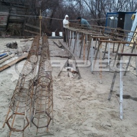 Монтаж каркасов буронабивных свай - 12