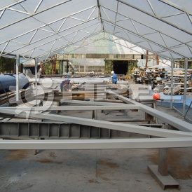 Монтаж металлоконструкций быстровозводимых зданий - 3