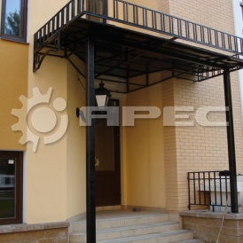 Козырьки подъезда - 6