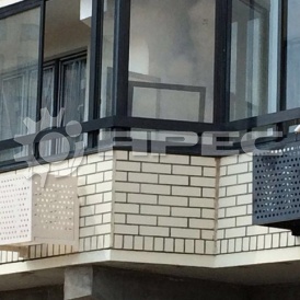 Корзины для кондиционеров на фасаде- 7