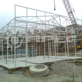 Металлокаркас для автомойки