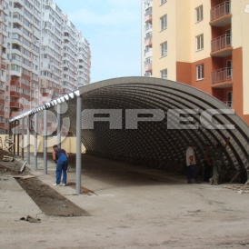 Металлоконструкция для парковки - 12